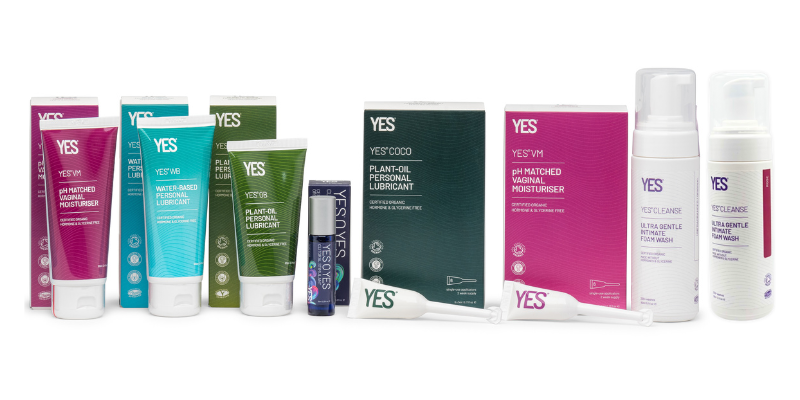 YES natural and organic intimacy range